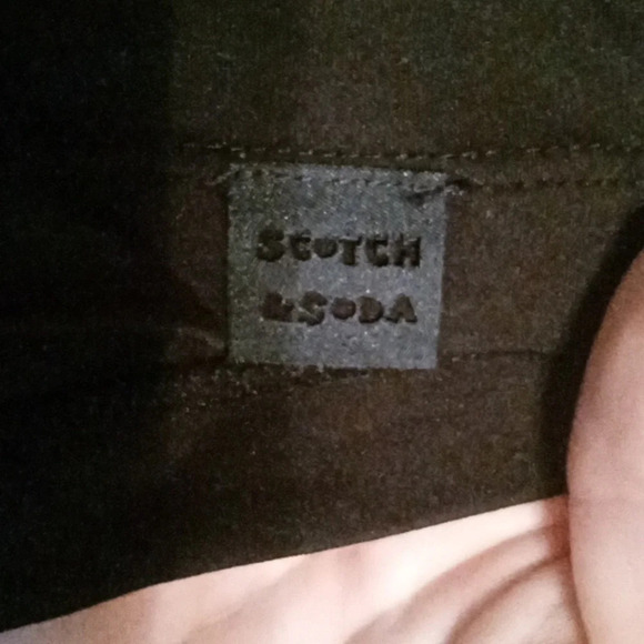 Scotch & Soda Black Ruffle High Neck Blouse Keyhole Back Size Medium - Picture 11 of 11